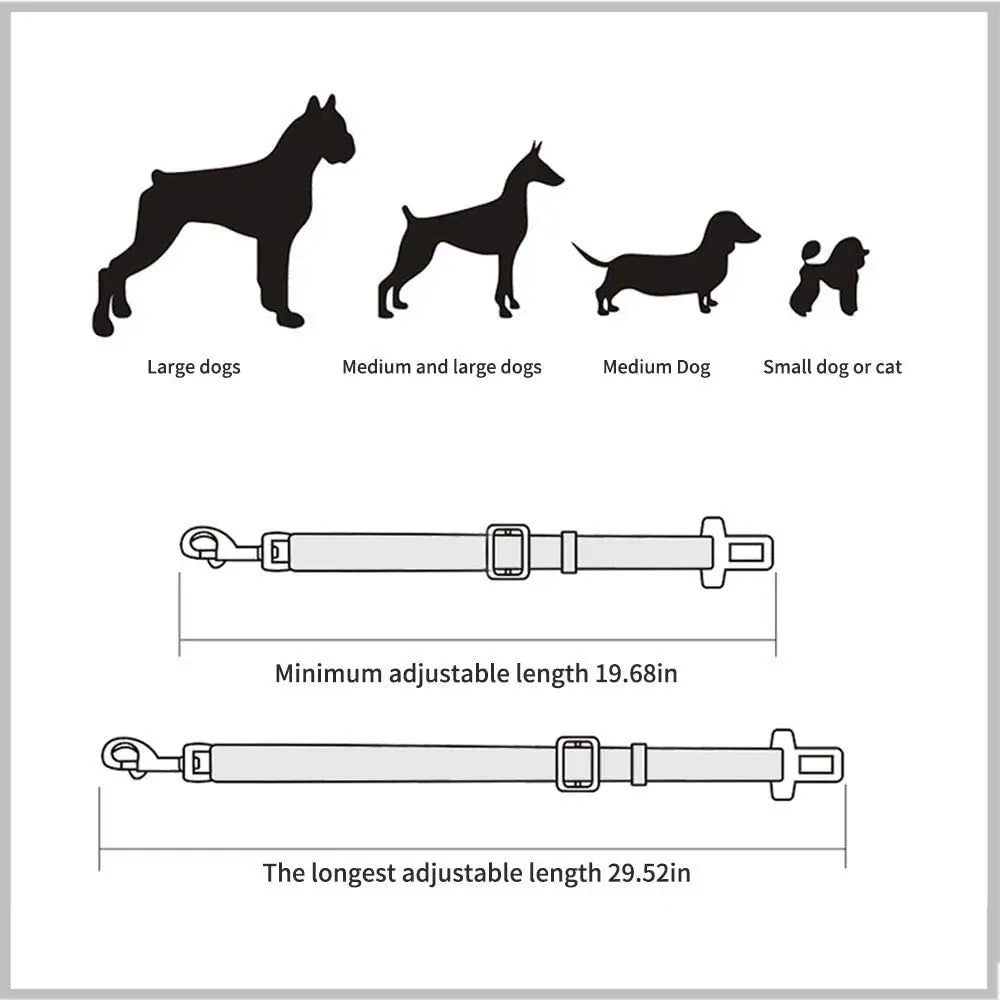 Pet Car Safety Seatbelt - Unlimitedzaks.store
