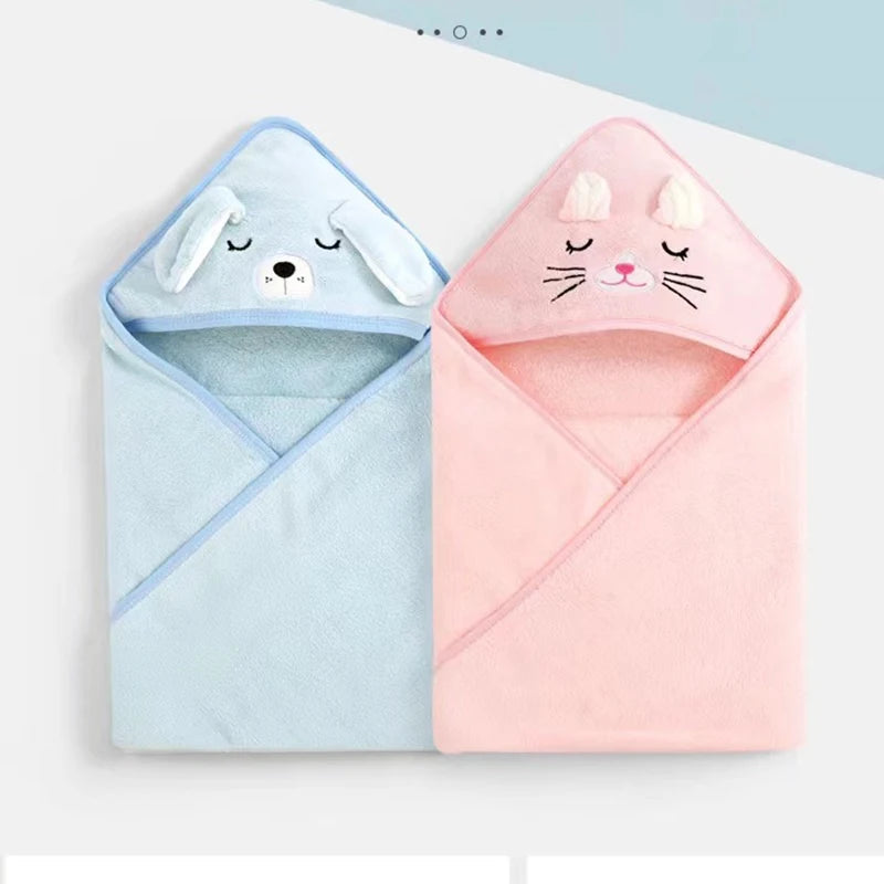 Cartoon Hooded Baby Bathrobe - Unlimitedzaks.store