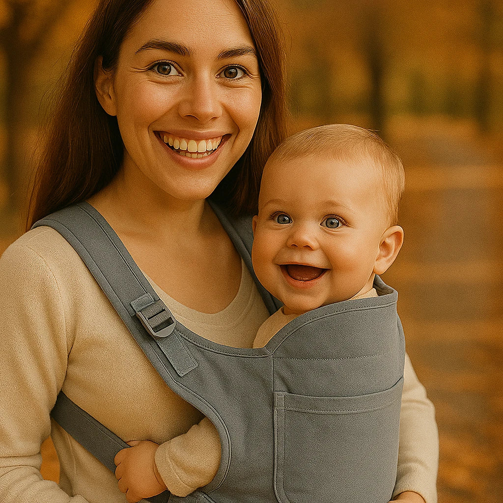  Breathable 4-in-1 Baby Sling – Front, Back & Side Carry with Support Belt