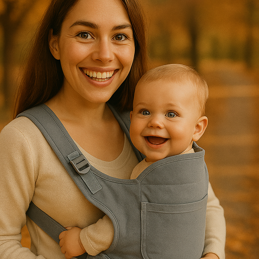 Breathable 4-in-1 Baby Sling – Front, Back & Side Carry with Support Belt