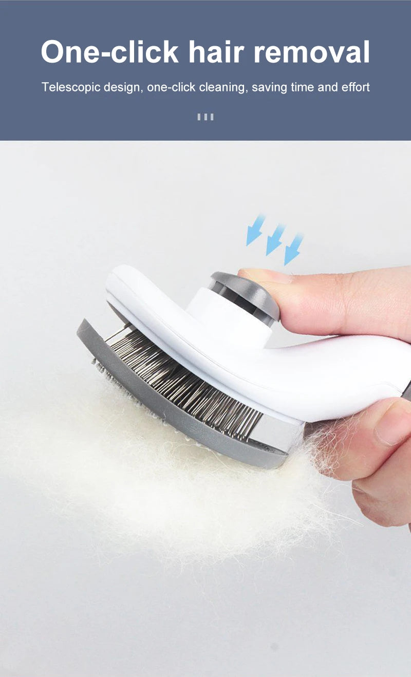Pet Hair Grooming Brush - Unlimitedzaks.store