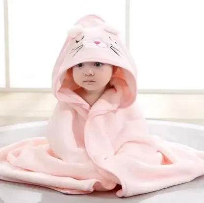 Cartoon Hooded Baby Bathrobe - Unlimitedzaks.store