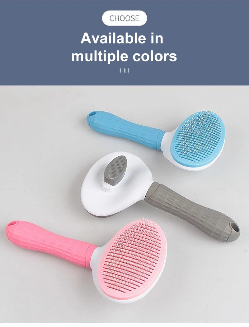 Pet Hair Grooming Brush - Unlimitedzaks.store