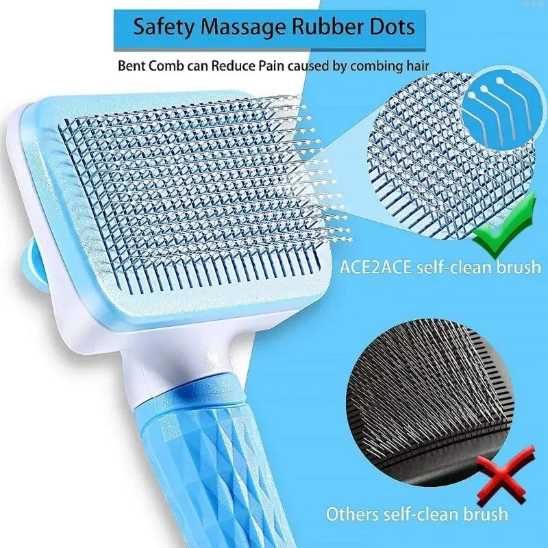 Pet Hair Grooming Brush - Unlimitedzaks.store