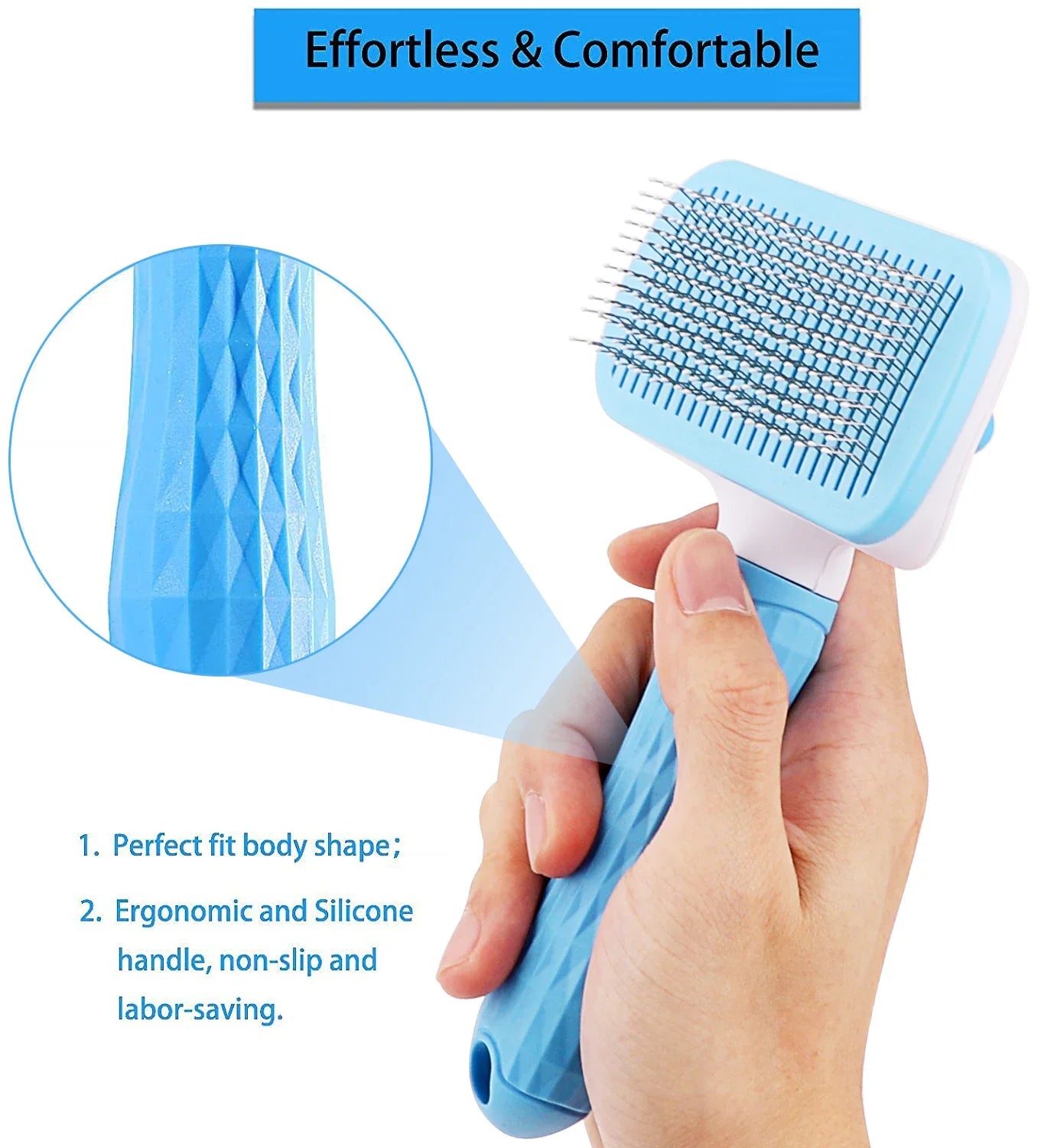 Pet Hair Grooming Brush - Unlimitedzaks.store