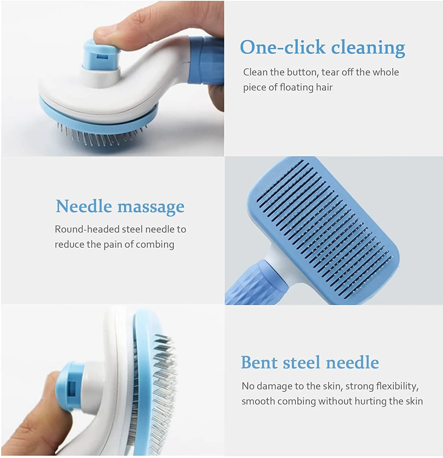 Pet Hair Grooming Brush - Unlimitedzaks.store